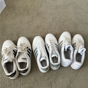 Lot of (3) Adidas Women’s Grand Court Sneakers Size 9